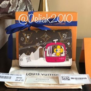 NEW Louis Vuitton Victorine Wallet Courchavel